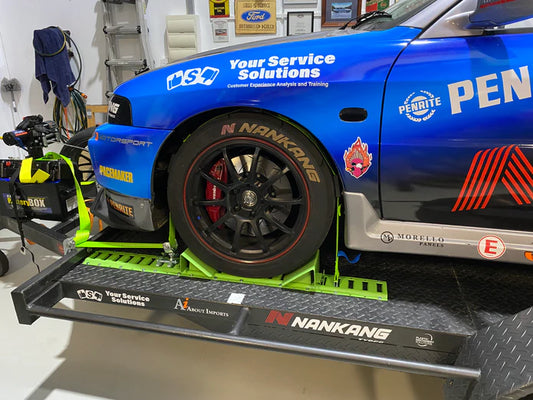 ADJUSTABLE E-CHOCK WITH 3.65M STRAPS WITH 1200MM OR 600MM E-TRACKS- RW23