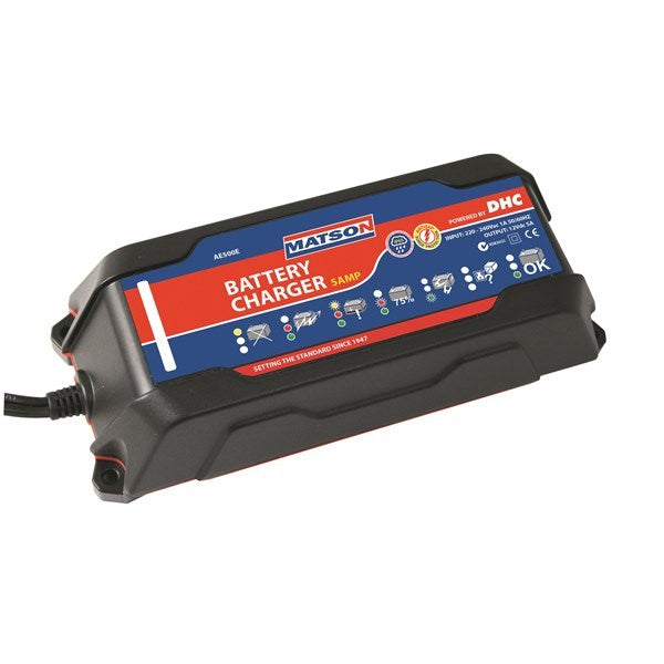 MATSON AE500E 12V BATTERY CHARGER 5AMP