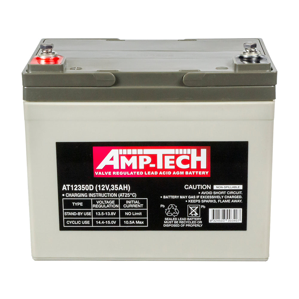 AMP-TECH AT12350D VRLA AGM