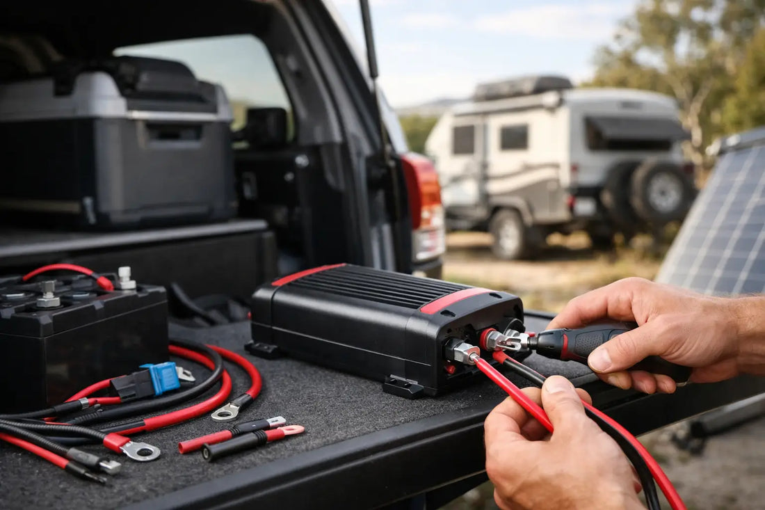 How to Wire a DC Charger in a 4WD or Caravan