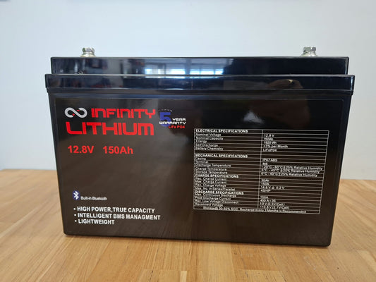 Infinity Deep Cycle 150ah Lithium Battery Lifepo4 With Bluetooth