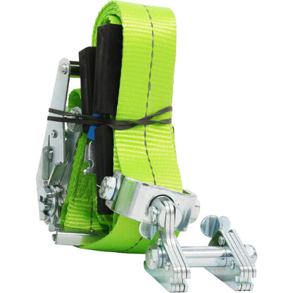 E-TRACK WHEEL TIE DOWN STRAP 3.65M LONG - SINGLE - RW32