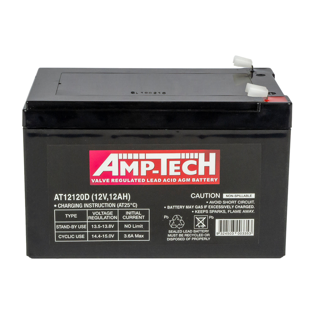 AMP-TECH AT12120D VRLA AGM