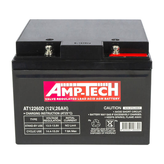 AMP-TECH AT12260D VRLA AGM
