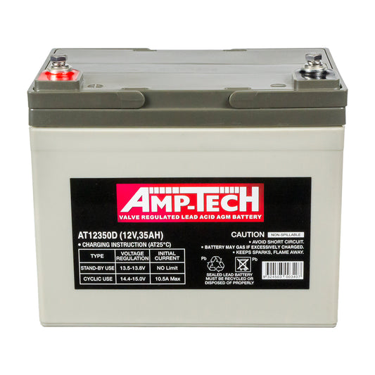 AMP-TECH AT12350D VRLA AGM