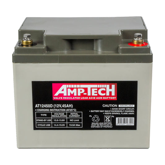 AMP-TECH AT12450D VRLA AGM